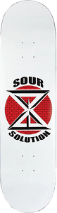 Sour Dk Logo Skateboard Deck -8.25 White DECK ONLY