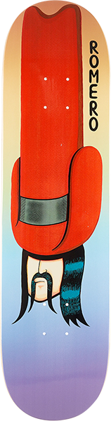 Toy Machine Romero Tall Hat Skateboard Deck -8.0 DECK ONLY