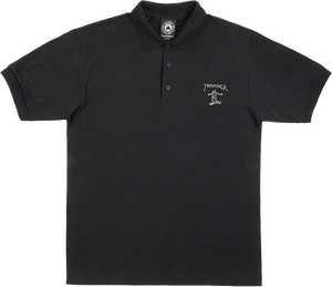 Thrasher Little Gonz Embroidered T-Shirt - Polo Size: MEDIUM Black