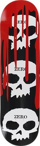 Zero 3 Skull With Blood Skateboard Deck -7.25 Black/White/Red DECK ONLY