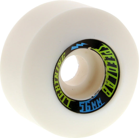 Speed Lab Lightning 56mm 101a White Skateboard Wheels (Set of 4) - Universo Extremo Boards