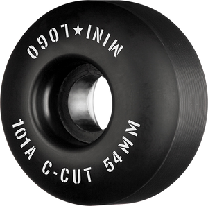 Ml C-Cut 54mm 101a Black  Skateboard Wheels (Set of 4)