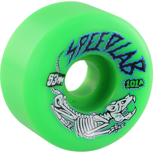 Speedlab Lab Rat 53mm 101a Green Skateboard Wheels (Set of 4)