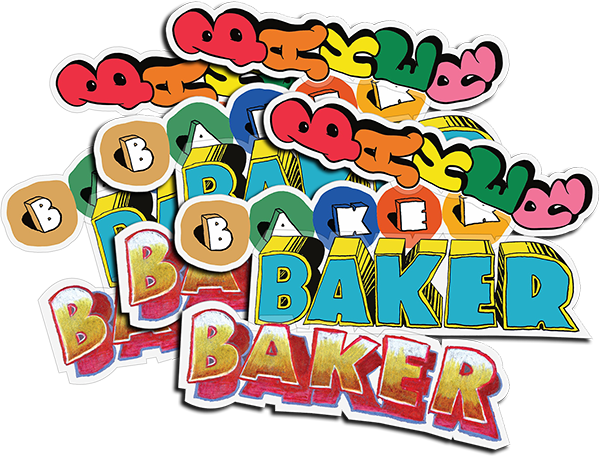 Baker 12/Pk Assorted  Sp23 Sticker Pk