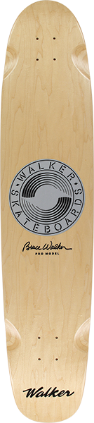 Walker Bruce Signature 42" Skateboard Deck -8.75x42 Natural DECK ONLY