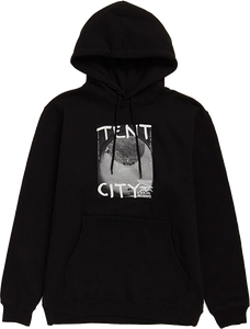 Antihero Tent City Hooded Sweatshirt - MEDIUM Black