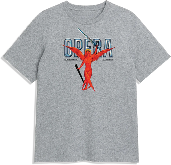 Opera Sword T-Shirt - Size: SMALL Heather Grey