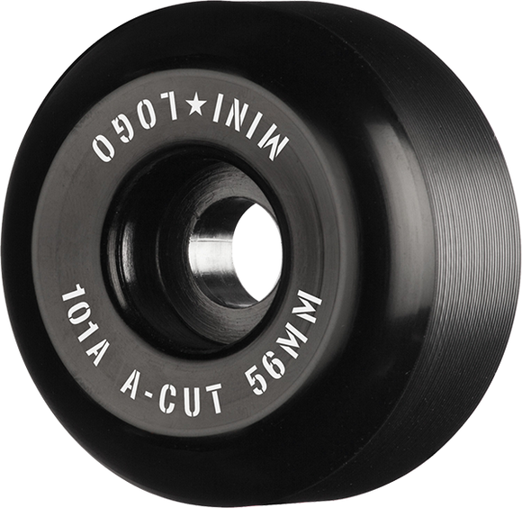 Ml A-Cut 56mm 101a Black  Skateboard Wheels (Set of 4)