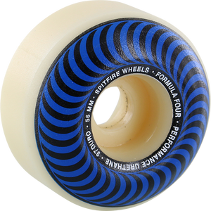 Spitfire F4 97a Classic 56mm Natural W/Blu Skateboard Wheels (Set of 4)