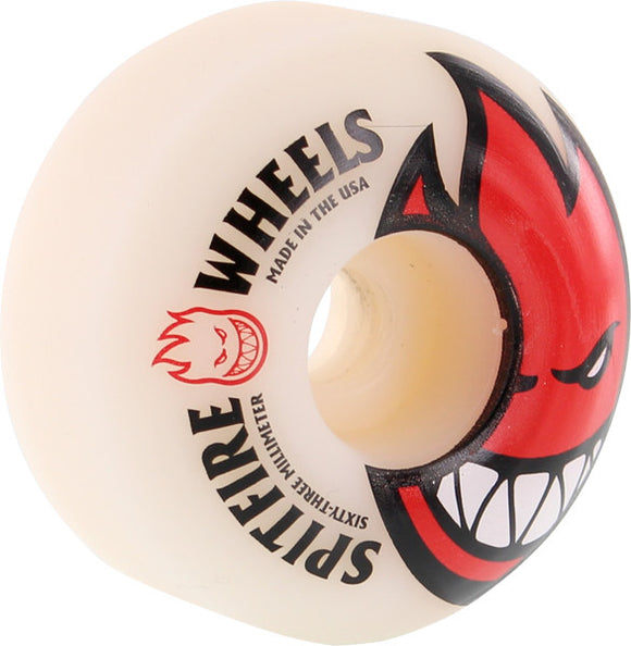 Spitfire Bighead Red / Black Longboard Wheels - 63mm 99a (Set of 4) - Universo Extremo Boards
