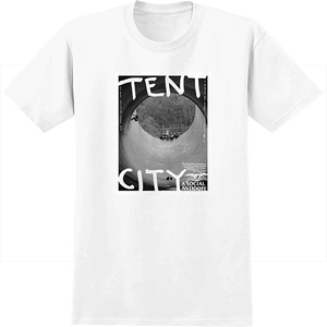 Antihero Tent City T-Shirt - Size: MEDIUM White