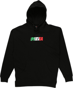 Pizza Speedy Hooded Sweatshirt - SMALL Black