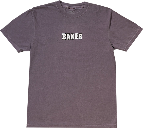 Baker Brand Logo T-Shirt - Size: SMALL Wine Wash