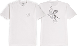 Zero Tiger Lotus T-Shirt - Size: SMALL White