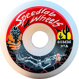 Speedlab Outlaw 60mm 97a White Skateboard Wheels (Set of 4)