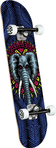 Powell Peralta Vallely Elephant Complete Skateboard -8.25 Royal Blue 