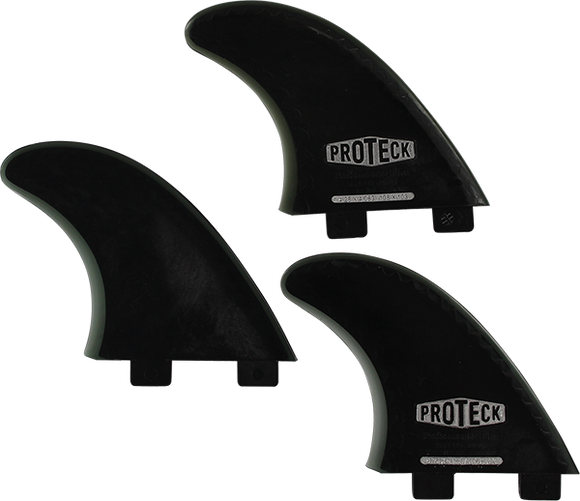 Proteck Perform Fcs Thruster 4.25 Black Surfboard FIN 