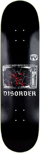 Disorder To Party Skateboard Deck -8.2 Black DECK ONLY