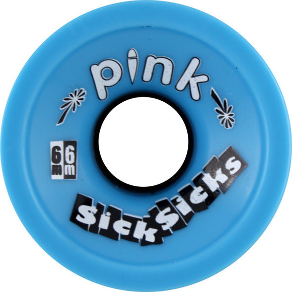 Pink Sicksicks 66mm 81a Blue Wheels (Set of 4) - Universo Extremo Boards