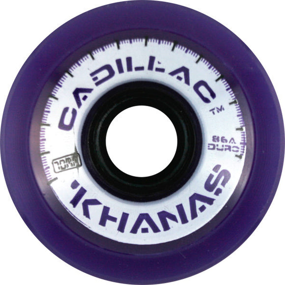 Cadillac Khana 70mm 86a Purple Skateboard Wheels (Set of 4) - Universo Extremo Boards