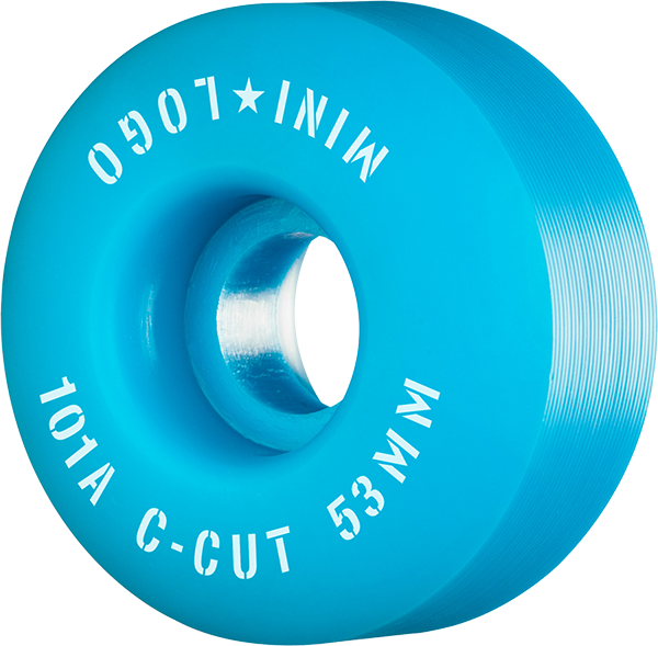 Ml C-Cut 53mm 101a Blue  Skateboard Wheels (Set of 4)
