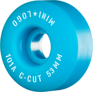 Ml C-Cut 53mm 101a Blue  Skateboard Wheels (Set of 4)