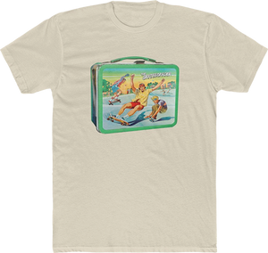 45rpm Lunch Box T-Shirt - Size: SMALL Tan