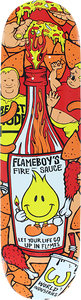 Wi Flameboy Fire Sauce Skateboard Deck -8.25 DECK ONLY
