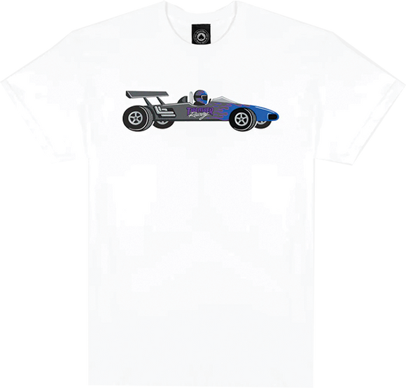 Thrasher Racecar T-Shirt - Size: X-LARGE White