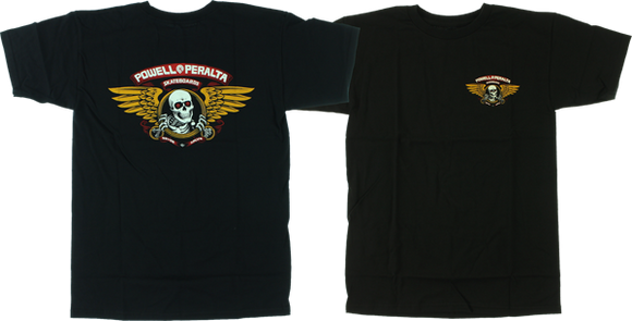 Powell Peralta Winged Ripper T-Shirt - Size: SMALL Black