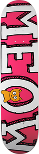 Meow Logo Skateboard Deck -7.75 Pink DECK ONLY