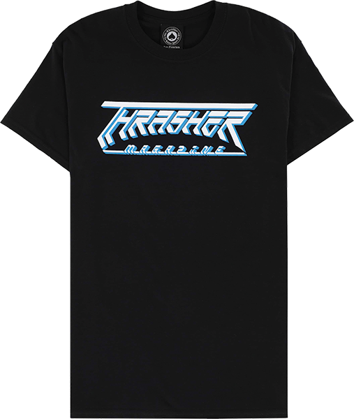 Thrasher Future Logo T-Shirt - Size: SMALL Black