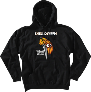 Heroin Shelloween Hooded Sweatshirt - MEDIUM Black