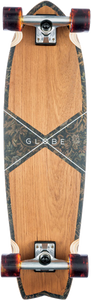 Globe Chromantic Complete Skateboard -9.7x33 Teak/Floral Couch 