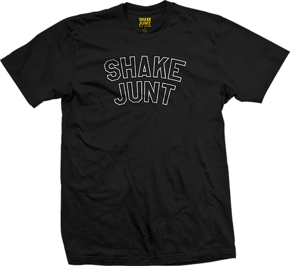 Shake Junt Arch Logo T-Shirt - Size: X-LARGE Black
