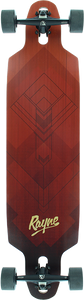 Rayne Crush Firm Flex Complete Skateboard -9.5x39 Red Stain 