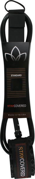 Stay Covered Standard 6' Leash Black