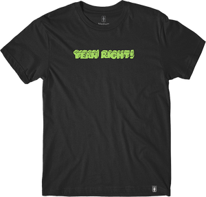 Girl Yeah Right T-Shirt - Size: SMALL Black