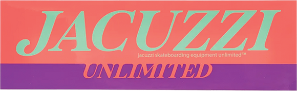 Jacuzzi Flavor Logo Sticker 3.5