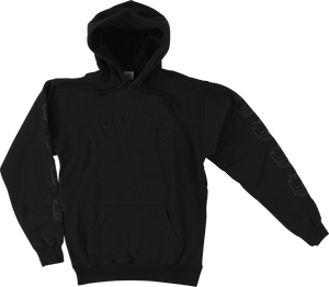 Spitfire Old E Embroidered Hooded Sweatshirt - SMALL Black/Black