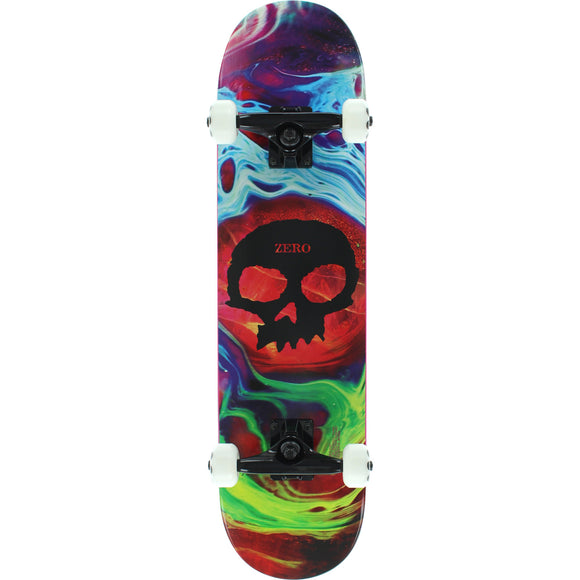 Zero Brockman Tempest Skull Complete Skateboard -7.37 Tie Dye | Universo Extremo Boards Skate & Surf