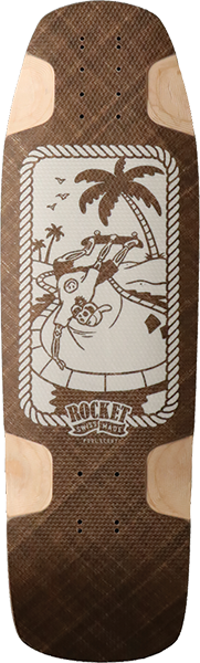 Rocket Scout Pool Sk Skateboard Deck -9x30 DECK ONLY