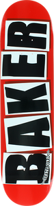 Baker Brand Logo Skateboard Deck -8.47 Red/Black DECK ONLY