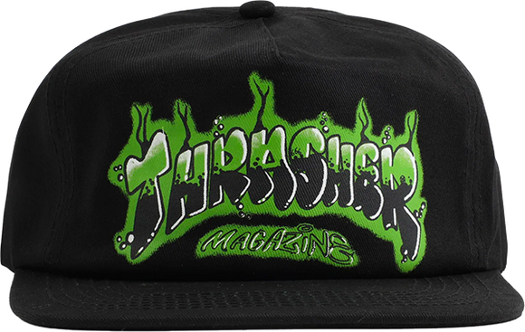 Thrasher Airbrush Skate HAT - Adjustable Black 