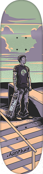 Snake Farm Danny Sanchez Tribute Skateboard Deck -8.0 DECK ONLY
