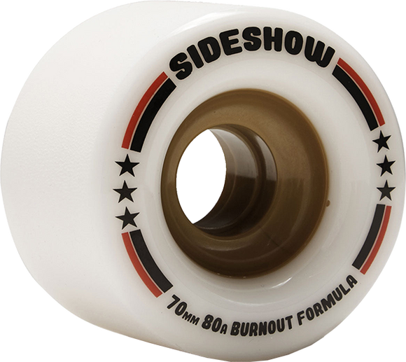 Venom Sideshow 70mm 80a White Longboard Wheels (Set of 4)