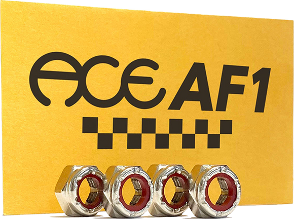 Ace Re-Threading Axle Nuts 4 Pack Silver
