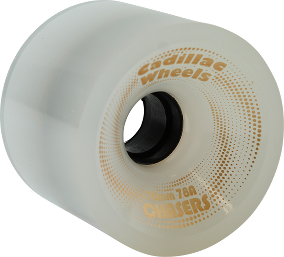 Cadillac Chasers 70mm 78a White Longboard Wheels (Set of 4)