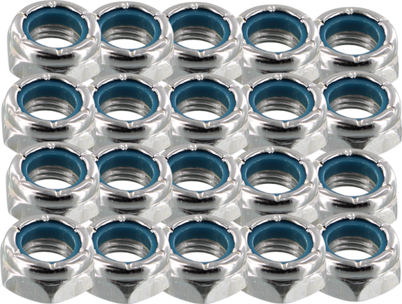 Modus 20/Pack Kingpin Nuts Silver