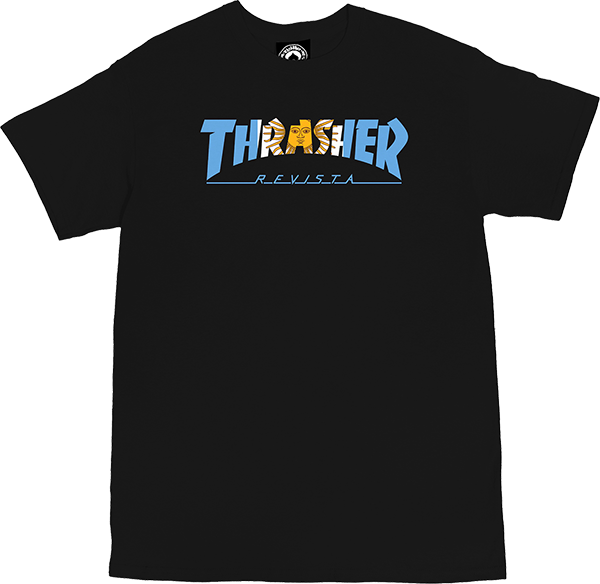 Thrasher Argentina T-Shirt - Size: MEDIUM Black
